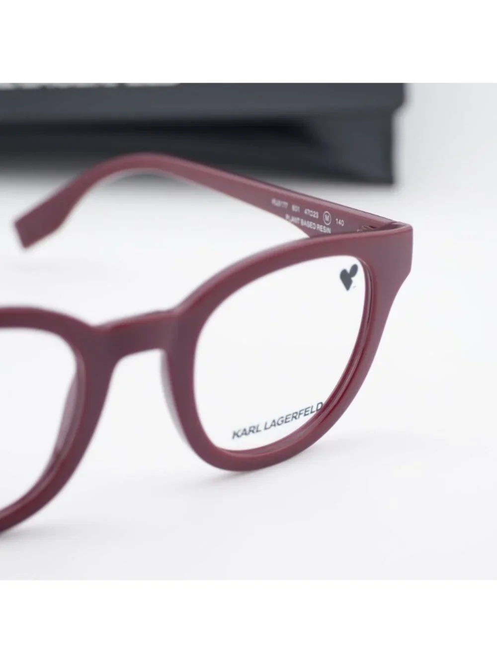 Karl Lagerfeld KL6177 601 Round 47mm Eyeglasses - Burgundy